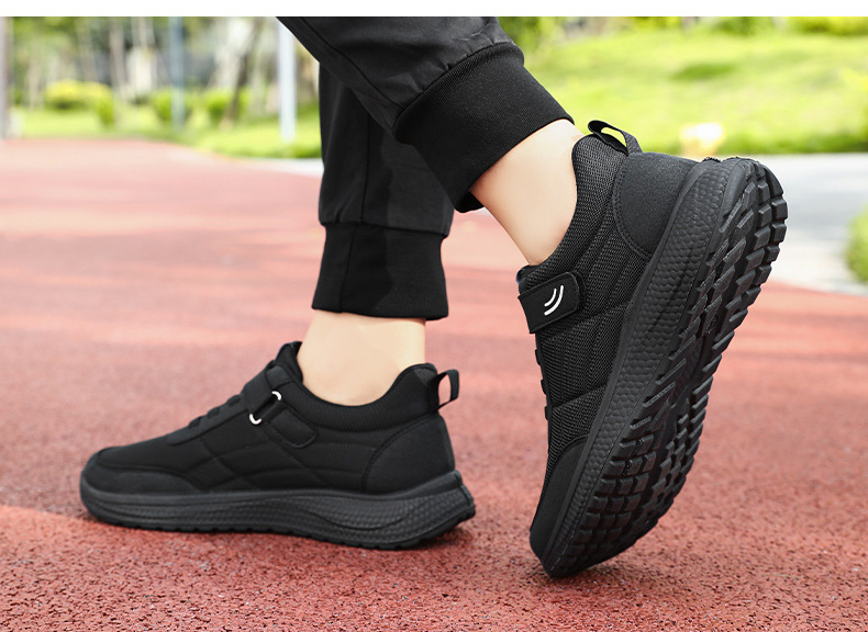 法米姿 秋季新款魔术贴情侣休闲鞋时尚百搭简约运动健步鞋