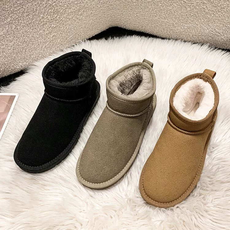 Winter warm boots for leisure platform, 2023, Korean style