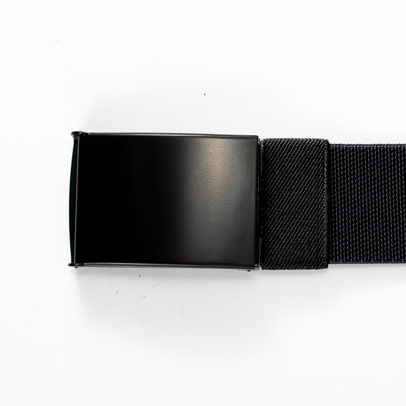 Fábrica al por mayor cinturón suave hebilla de nylon tejido cinturón elástico táctico al aire libre entrenamiento militar de los hombres pantalones cinturón