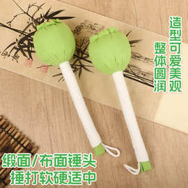 莲莲艾草锤手工diy材料包手艾灸按摩经络拍福字断面养生锤厂家