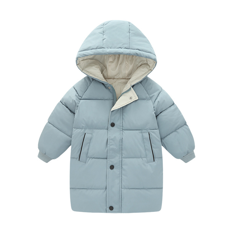 Ropa acolchada de algodón para niños, ropa para niños y niñas, chaquetas acolchadas de plumón, chaquetas acolchadas de algodón grueso, abrigos de longitud media para bebés, nuevos estilos de otoño e invierno 2026