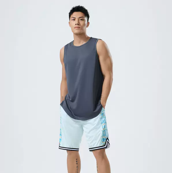 Quick-drying casual fitness quick-drying vest men's loose muscle training vest sports top sleeveless lightweight breathable