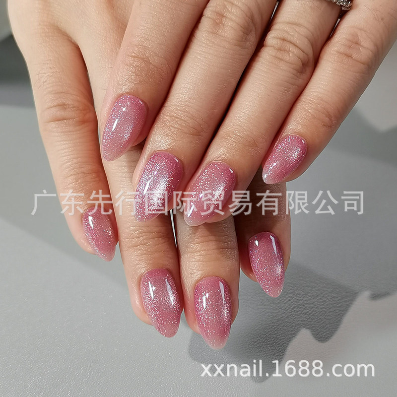 32Pcs Nails Gel Handmade Cat Eye Soft Nails Finished Fake Nails Press-On Nail Art Patch Wearable Nail Patch 32Pcs Nails Gel Handmade Cat Eye Soft Nails Finished Fake Nails Press-On Nail Art Patch Wearable Nail Patch