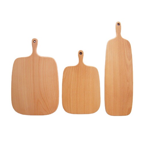Japanese beech cutting board household bread board children's fruit plate wooden restaurant steak pizza cheese board