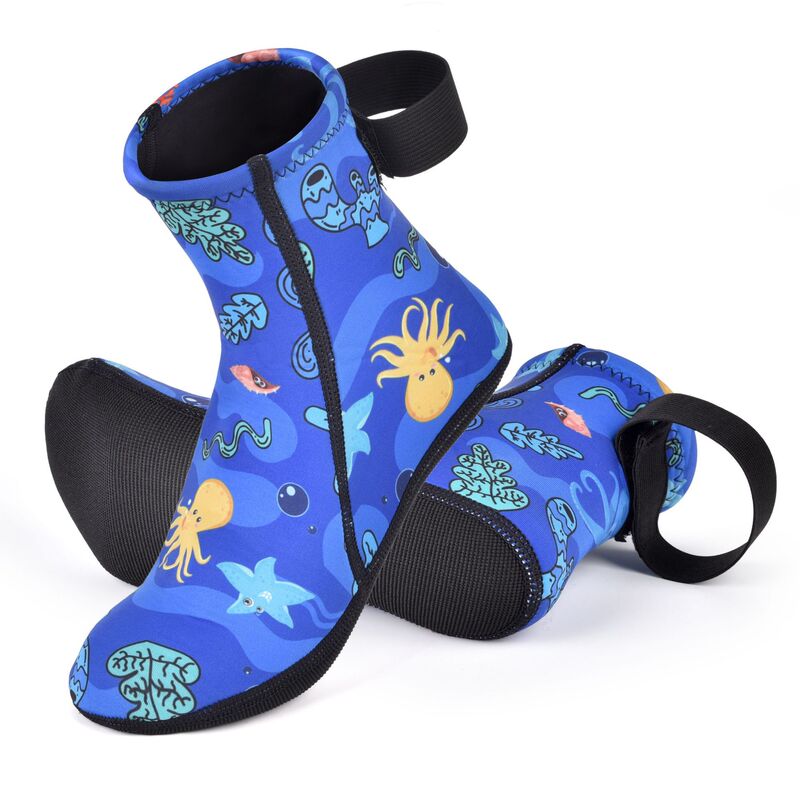 3mm Professional Children's Beach Socks Diving Socks Tracing Creek Warm Cut-proof Sand-blocking Wading Socks High Waist Boys and Girls