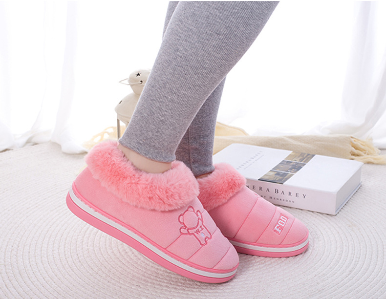 毛绒棉鞋