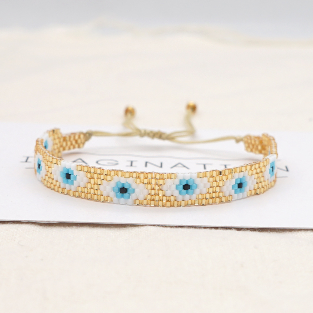 Simple Style Eye Glass Beaded Womenu0027S Bracelets 1 Piece