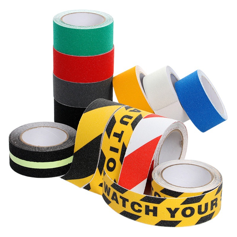Mire su paso impresión cinta antideslizante esmerilado antideslizante escalera advertencia antideslizante pegatinas