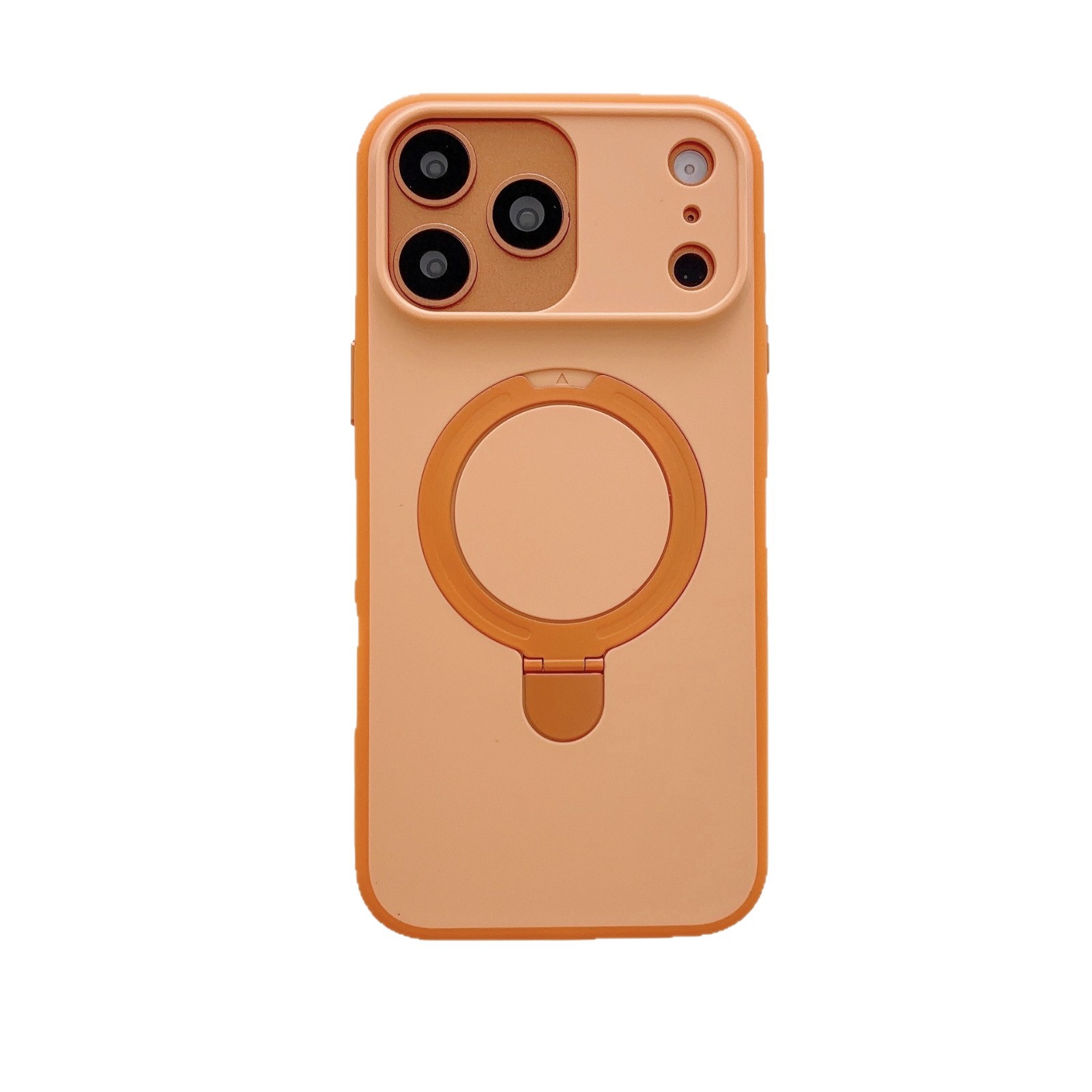 Nuevo borde antideslizante de la piel para el iPhone 17 Promax, soporte de metal para el iPhone 16 anti-caída transfronteriza