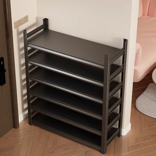 Household Steel Shoe Rack Doorway Floor-Standing Multi-Layer Storage Rack Iron Simple Storage Rack Entrance Door Shoe Cabinet