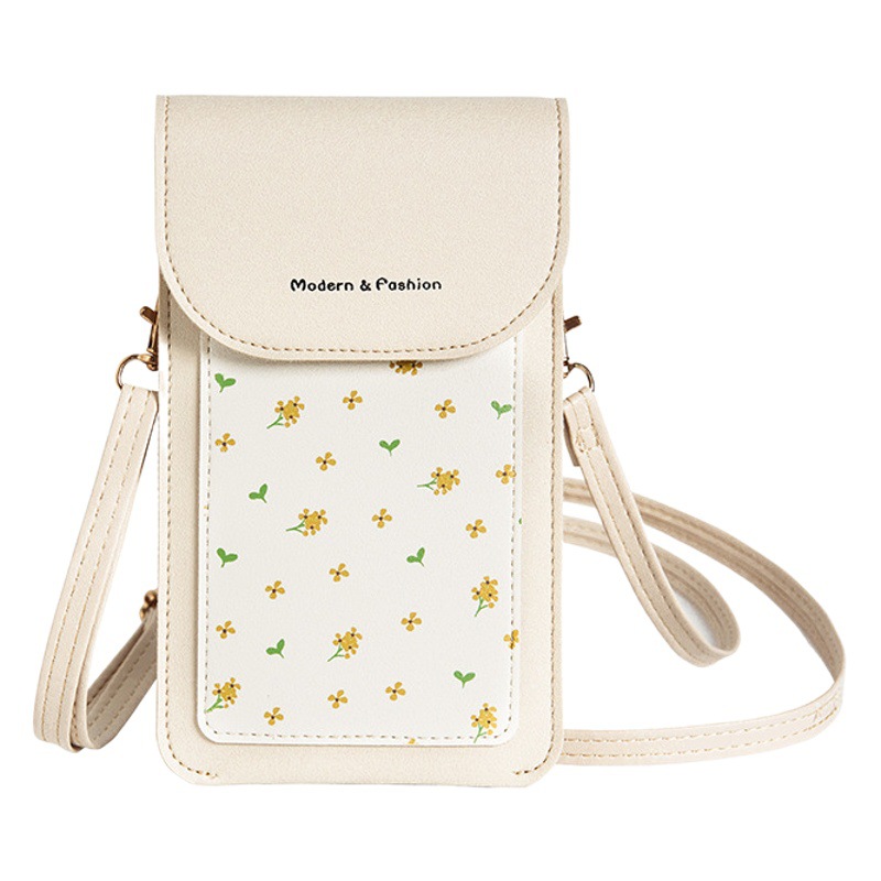 2024 Cross-Border New Touch Screen Mobile Phone Bag Women's Shoulder Crossbody Bag Girls Mini Phone Bag