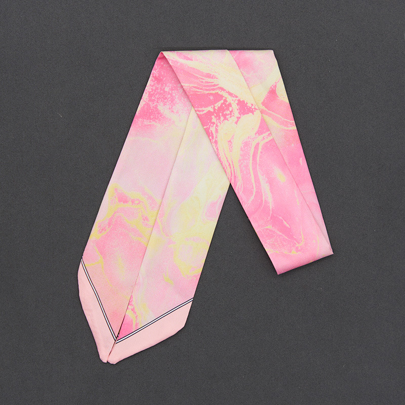 Una pieza de cabello combinado con mano coreana francesa joyería de bolsas de pañuelo largo joyería de cabello correa larga correa de cabello