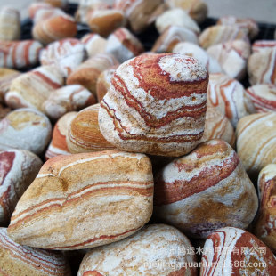 Manufacturer Supplies Natural Rainbow Stone Raw Stone, Fish and Grass Tank Landscaping, Selected Polished Rainbow Stone, Water and Land Tank Decorative Stone