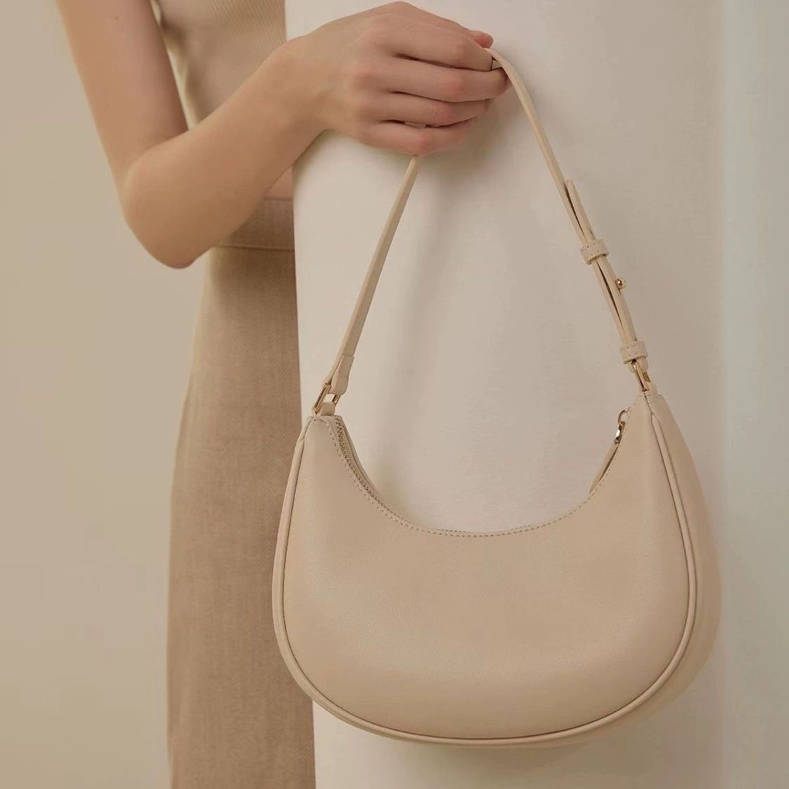 Underarm bag, small designer one-shoulder bag, 2023 collection, high-end finish