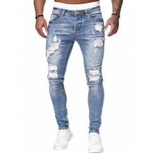 Y 35268 Slim distressed skinny jeans �����ƶ�խ��ţ�п�