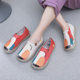 Spring and Autumn New Women's Old Beijing Cloth Shoes Fashionable Painted Casual Shoes Soft Sole Soft Surface Flying Woven Thick Sole Slip-on Shoes