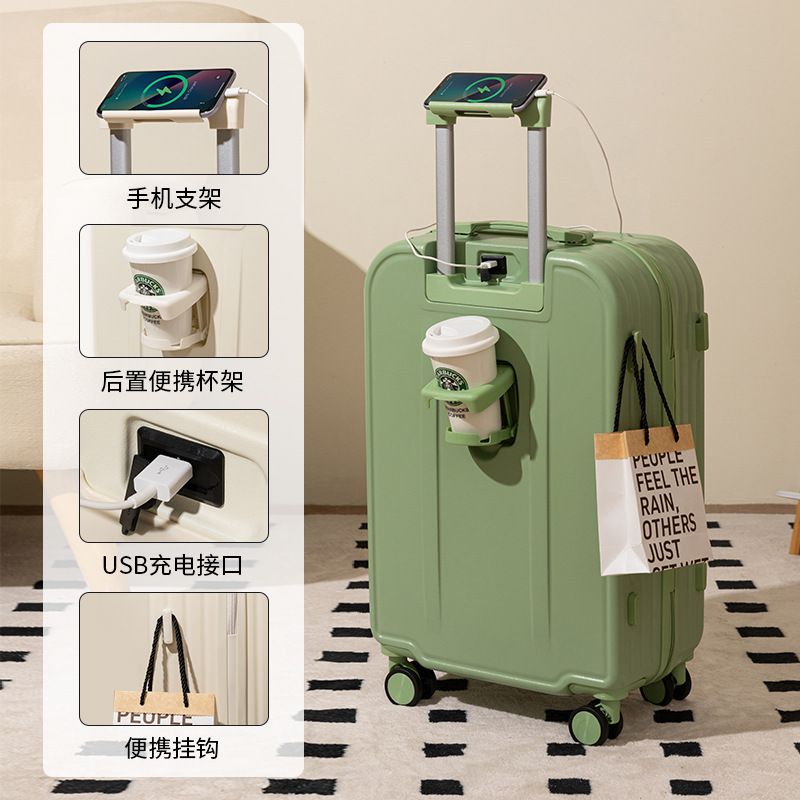 Equipaje maleta de 20 pulgadas hembra color caramelo mudo rueda universal caja de embarque macho pequeño carro ligero al por mayor