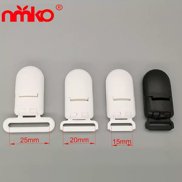 15/2025mm new material pacifier clip pacifier clip alligator clip duckbill clip multi-purpose flip clip