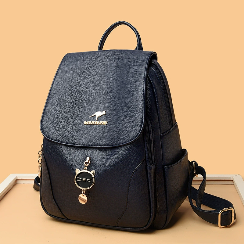 Backpack, shoulder bag for leisure, capacious travel bag, school bag, 2022 collection, light luxury style