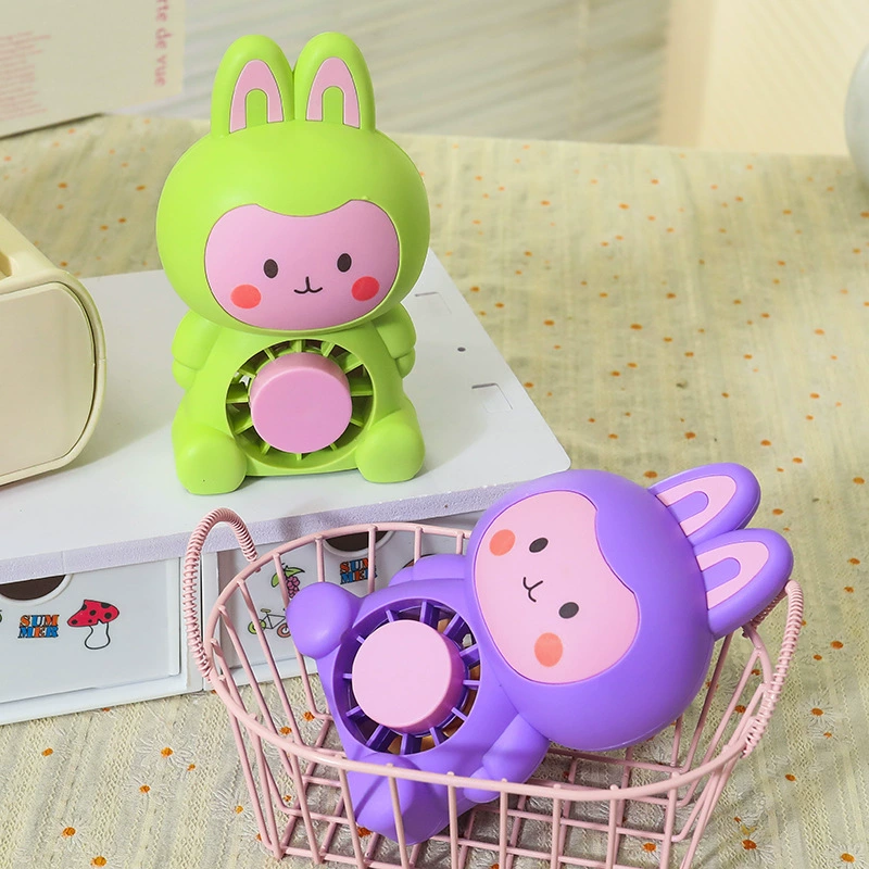  cartoon rabbit, table cooling lightweight air fan, Birthday gift