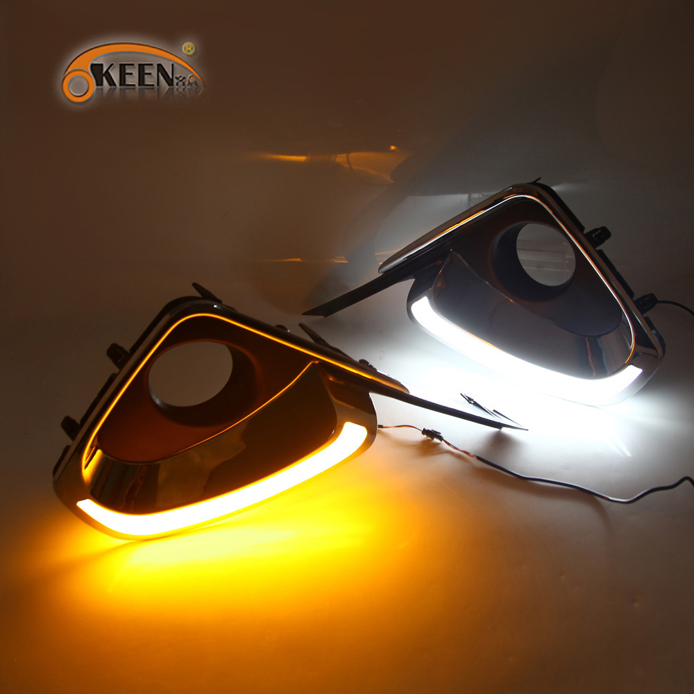 OKEEN for 15-20 Toyota runner fortuner daily light modified car special led turn light
