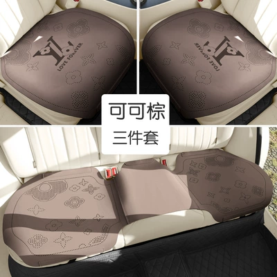 Passenger, and Rear Seats, Universal seat cover - cocoa-brown-three-piece-set