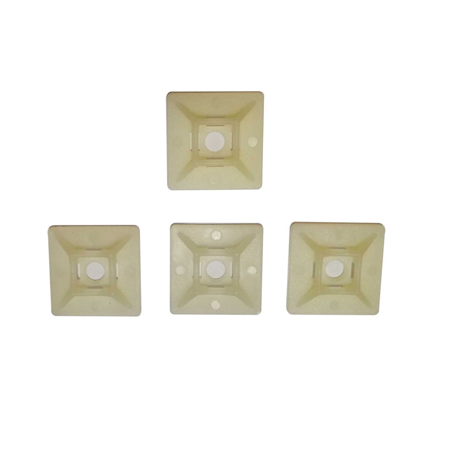 厂家供应尼龙塑料 定位片 29*29mm 扎带电线固定座