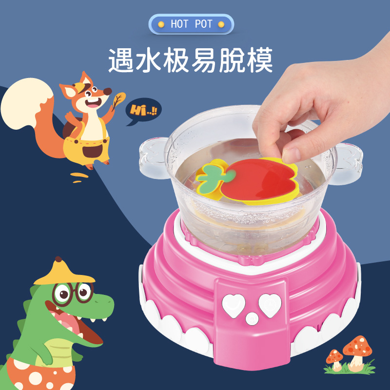 Juguetes de elfos de agua Máquina de ollas calientes Juguetes para niños Juguetes hechos a mano Juguetes de bricolaje de agua para bebés