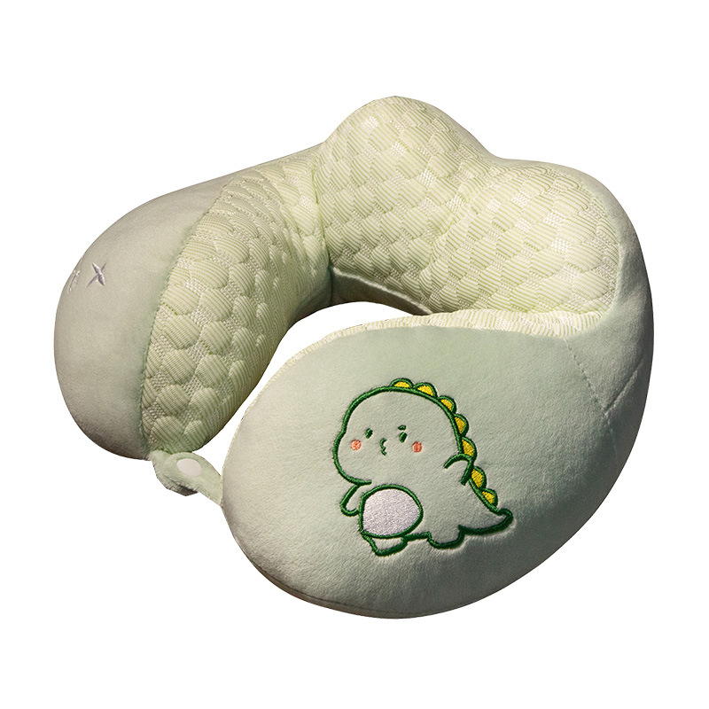 Hielo Doudou almohada en forma de U cuello almohada avión cuello columna cervical reposacabezas adulto cuello almohada estudiante conveniente almohada en forma de U