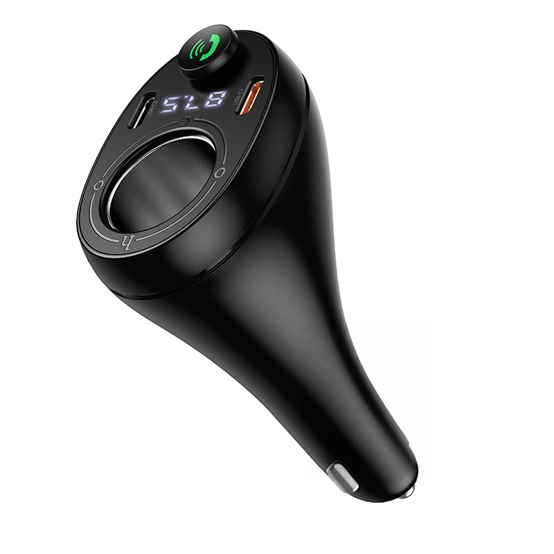 E88 Star 35W Cigarette Lighter Car Bluetooth Fm Transmitter Bluetooth 5.4 Dual Type-C Ports