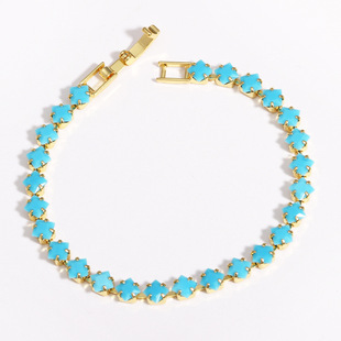 4*4mm���β�ɫ�ʯ�������Ů�M�tennis����Wҫ�荳��p�����