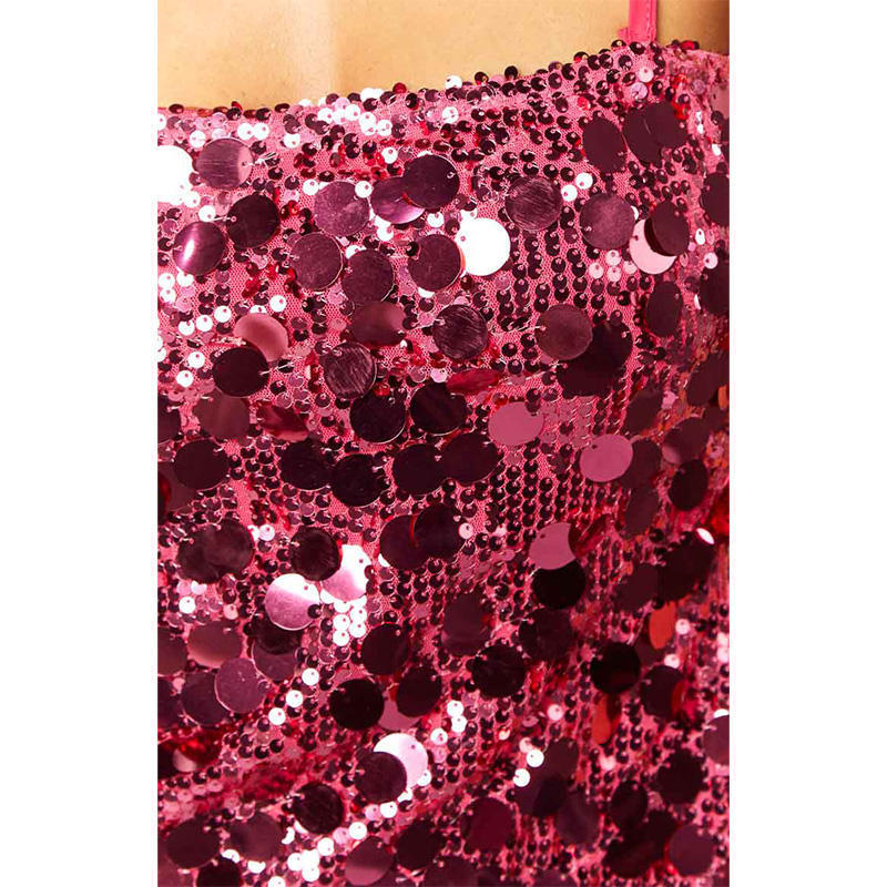 Manny's Custom-Made Chic Strapless Mini Sequin Backless Dress with Printed Pattern Decoration and Anti-Static Skirt Manny's Custom-Made Chic Strapless Mini Sequin Backless Dress with Printed Pattern Decoration and Anti-Static Skirt