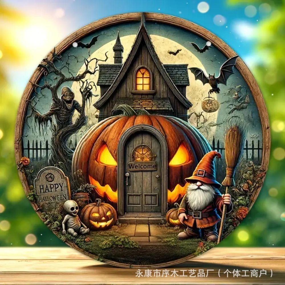 Castillo de calabazas de Halloween 15