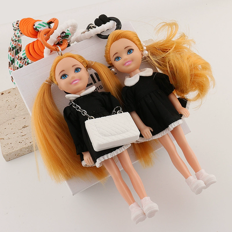 Backpack, Barbie doll, climbing pendant, keychain, Chanel style