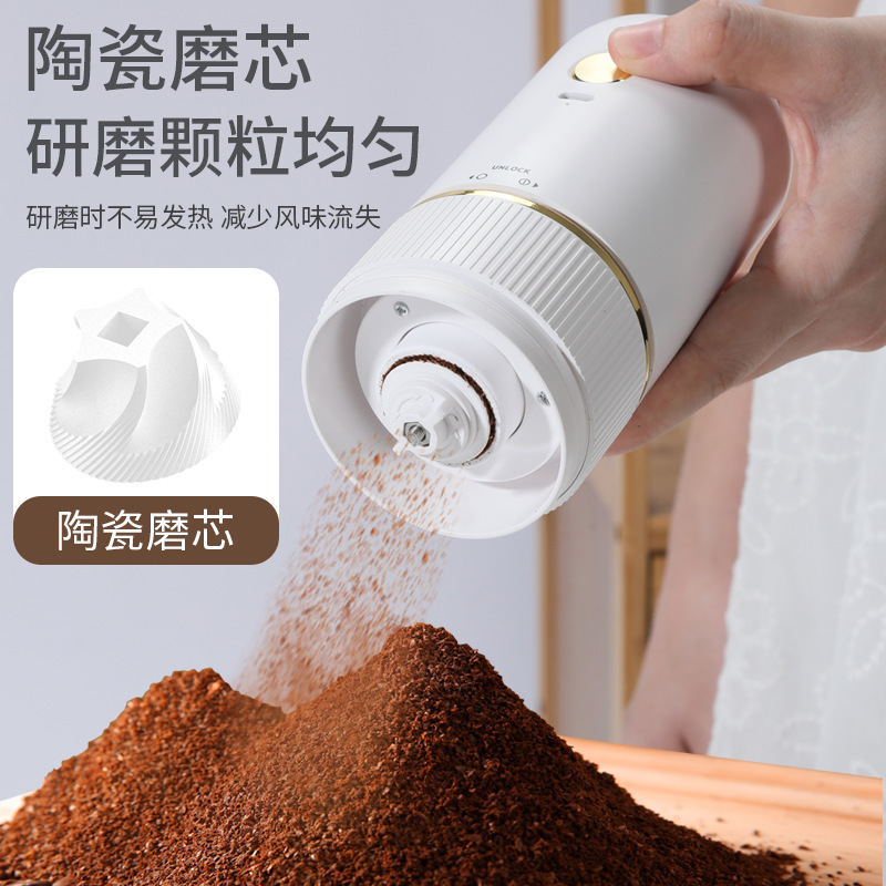 ハンドグラインダーコーヒーマシン小型家庭用電動グラインダーポータブルコーヒー豆グラインダーハンドグラインダー卸売|undefined