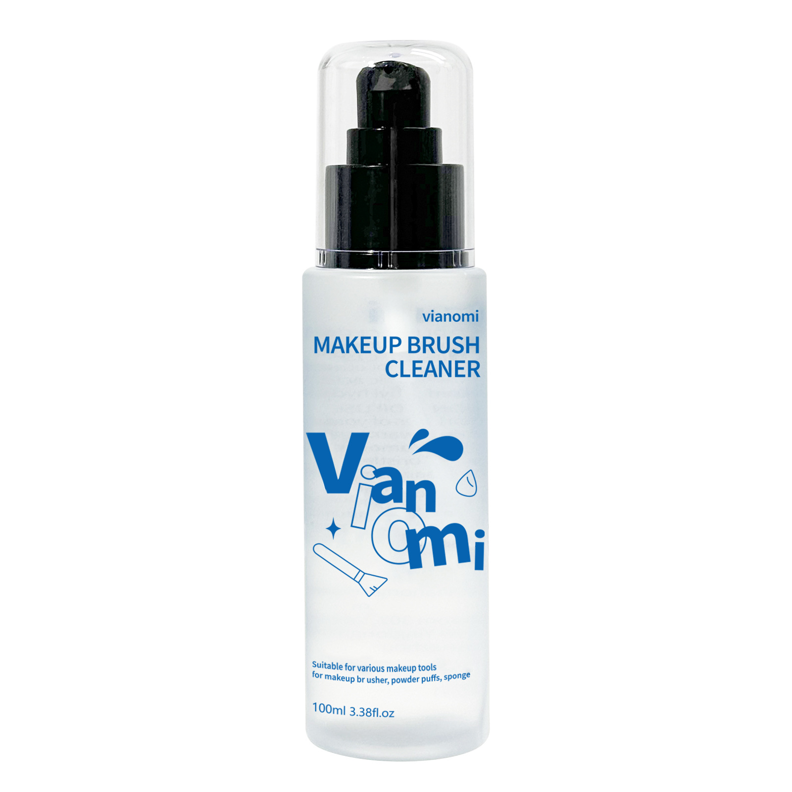 El limpiador de cepillo de maquillaje vianomi es adecuado para polvo, huevos de belleza, cepillo de maquillaje, herramientas de maquillaje profundas.