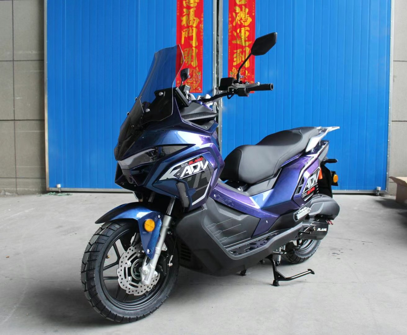 Cross-Border Best-Selling Fighter Motorcycle with Fuel Engine, Stylish and Cool High-Speed Racing Bike, High-Power Scooter