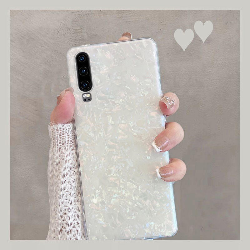 Suitable for Huawei P30 Mobile Phone Case P30Pro New Ele One-Al00 Transparent Protective Case Creative Shell Pattern Women's Model Suitable for Huawei P30 Mobile Phone Case P30Pro New Ele One-Al00 Transparent Protective Case Creative Shell Pattern Women's Model