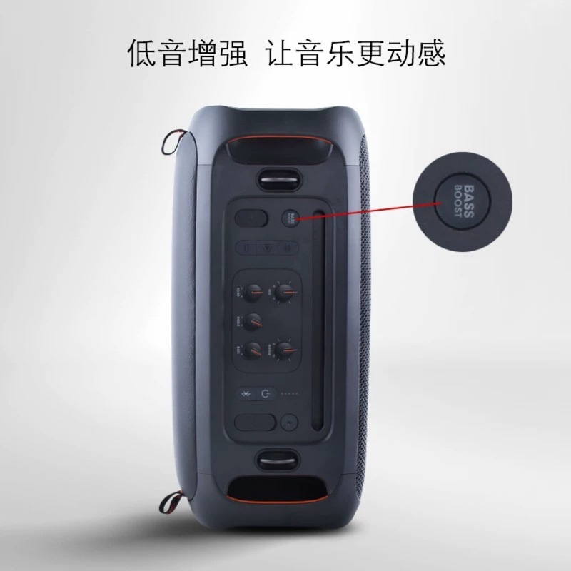 跨境适用PARTYBOX ON THE GO肩背式便携蓝牙音响户外OK无线话筒|undefined