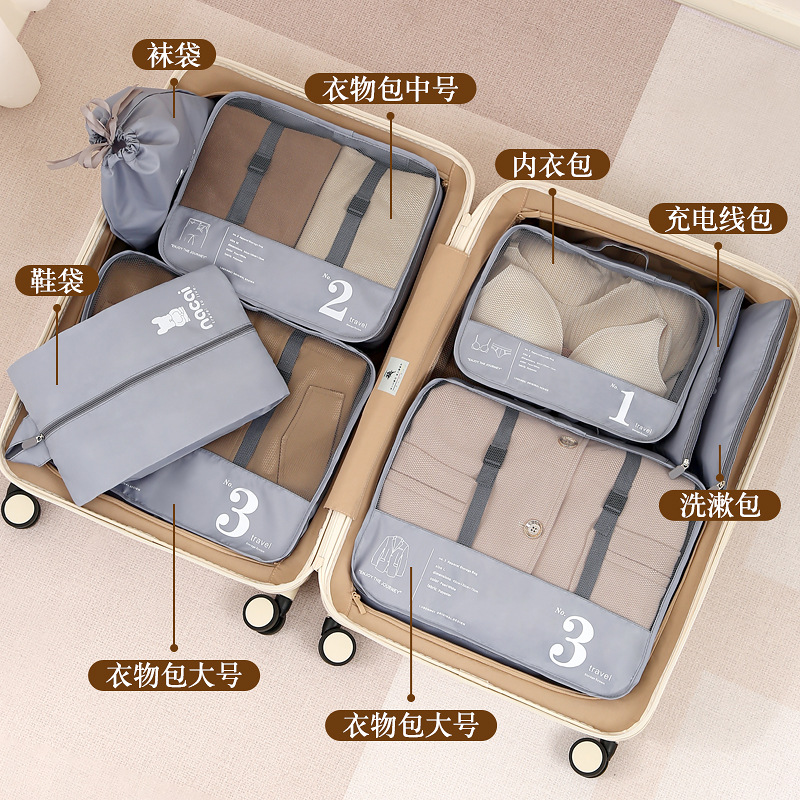 Bolsa de almacenamiento de viaje equipaje ropa organizador bolsa de viaje sub-embalaje bolsa de ropa interior Portátil Bolsa de almacenamiento de viaje de negocios