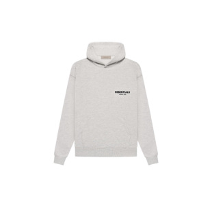 Essentials-Ss22 - Front and Rear Flocked Printed Pullover Hooded Sweatshirt Hoodie