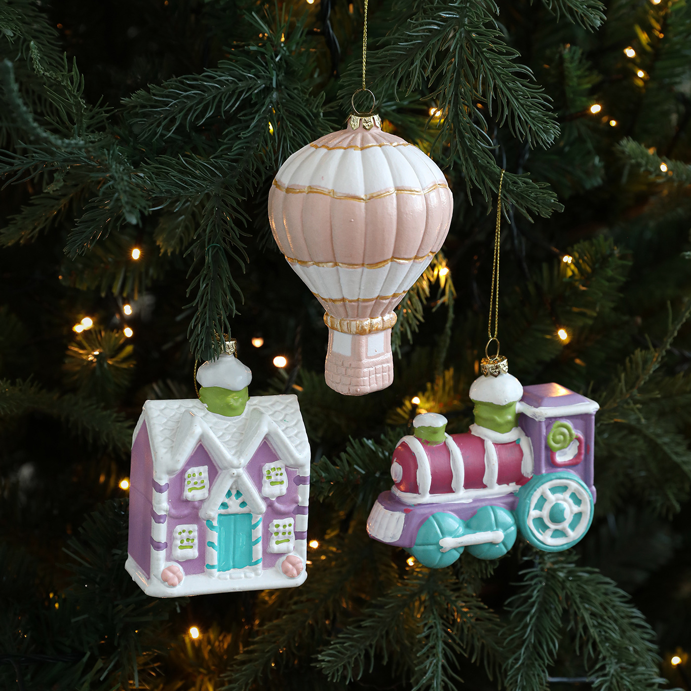 Transfronterizo nuevo plástico macarón adorable niña colgante pintado de color colgante decoración de ventana del árbol de Navidad colgante