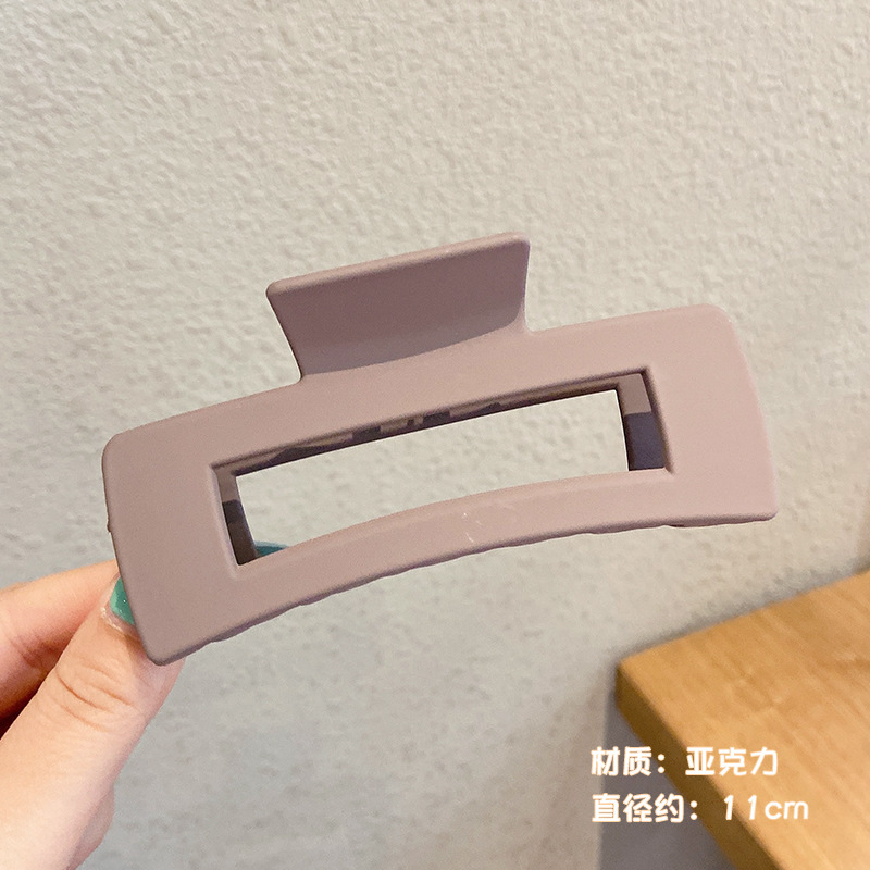 3 clip cuadrado de color café