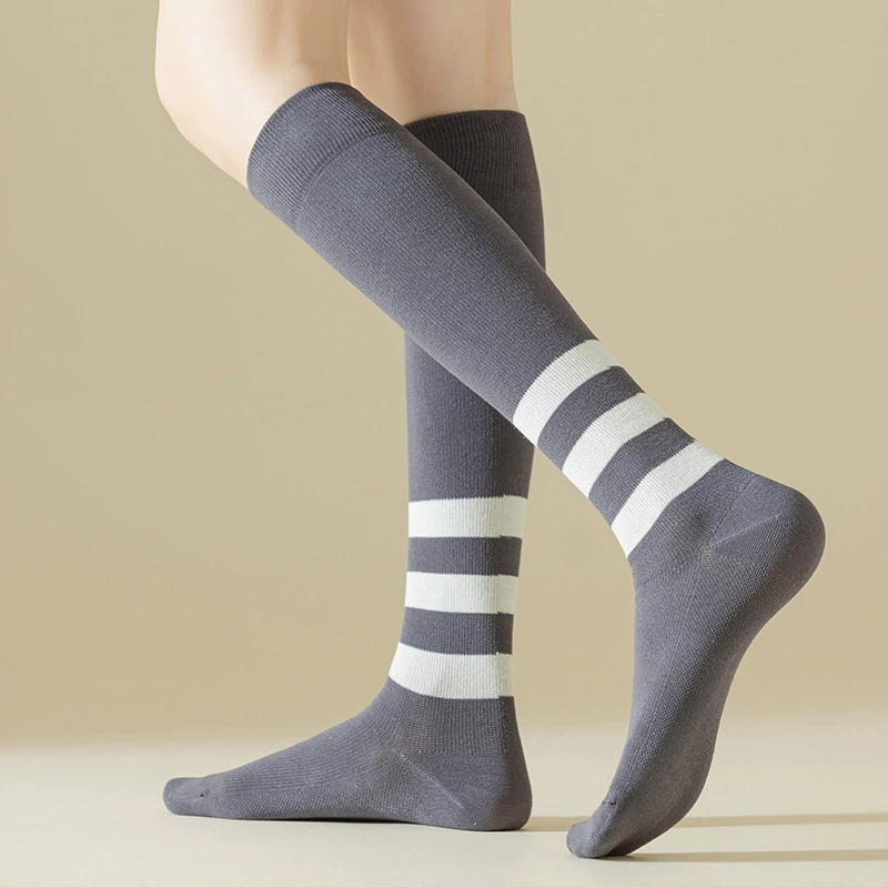 Black and white element stress calf socks, bone bone socks, antibacterial odor, anti -odor resistance, socks, showing thin and shaping JK socks
