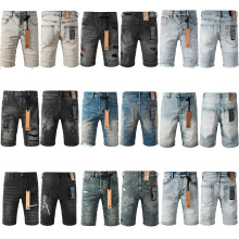 欧美kusbi男士时尚牛仔短裤男镶钻五分裤跨境TEMU裤子杂款