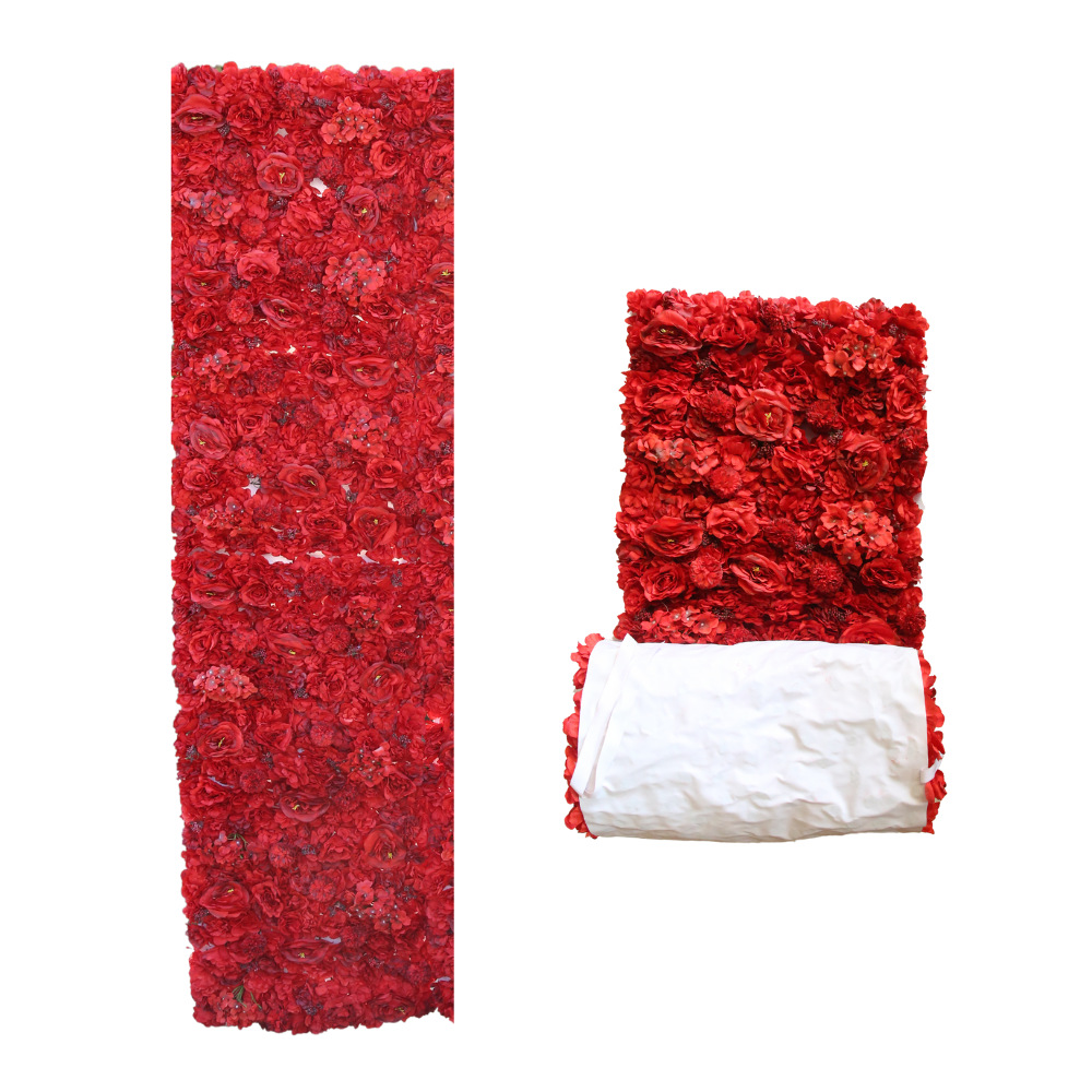 Fondo de tela simulación pared de flores pared de fondo boda decoración de bodas actividades al aire libre decoración pared de flores