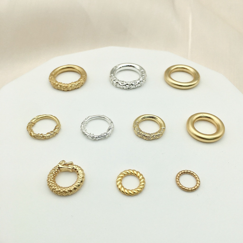22g Weight Beads Jewelry Making Type 10 PCS/Package Alloy Circle Beads