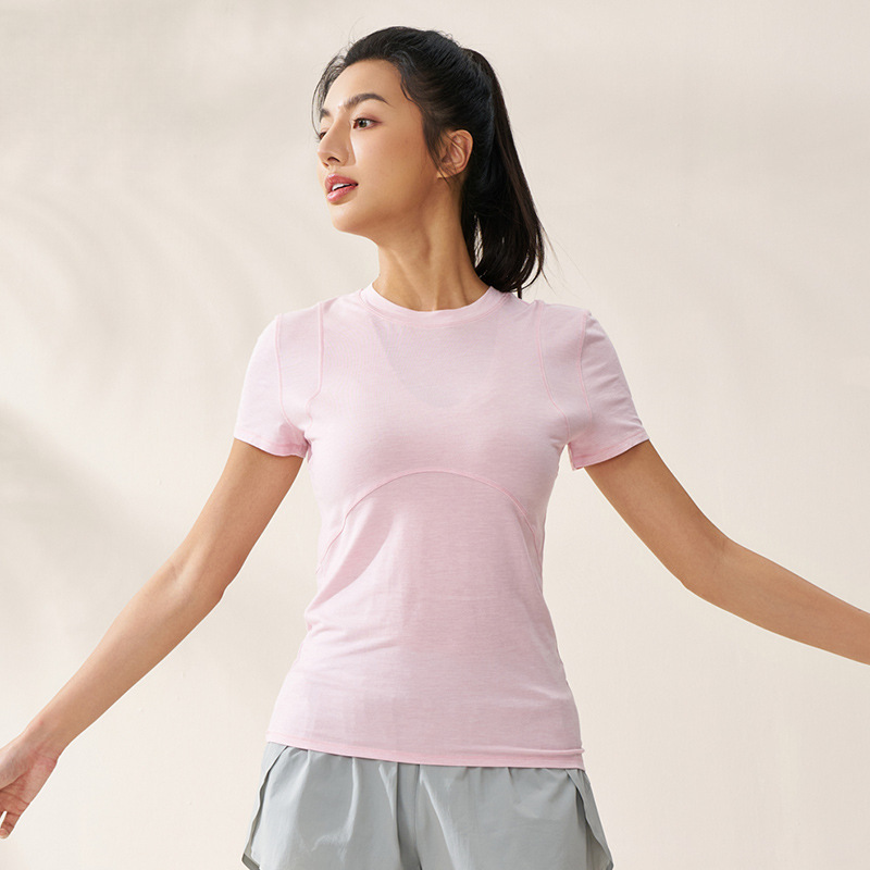 Zhejiang Xichen 502 Outdoor Women's Summer Silk Merino Wool Quick-Drying Breathable Merino Outdoor Sports Short-Sleeved Shirt Zhejiang Xichen 502 Outdoor Women's Summer Silk Merino Wool Quick-Drying Breathable Merino Outdoor Sports Short-Sleeved Shirt