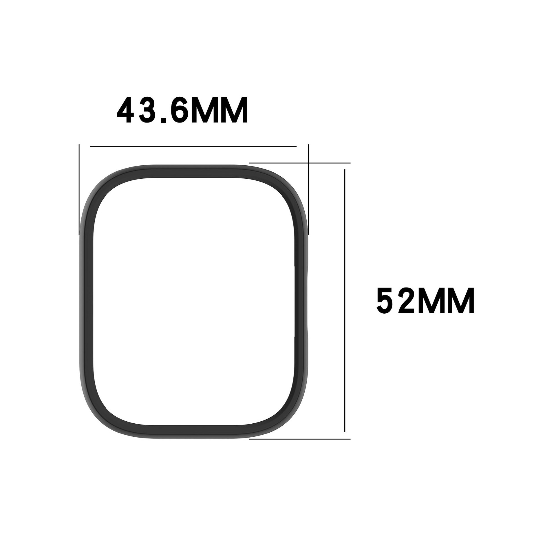 Suitable for Redmi Watch5 Active half-pack protective case and Redmi watch5 Lite hollow PC protective case undefined