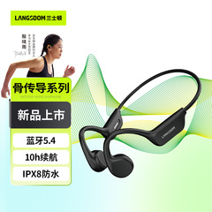 ランストン BE17 Bluetooth ヘッドセット 8 級防水ランニングや水泳スポーツに最適軽量で長持ちする骨伝導ヘッドセット